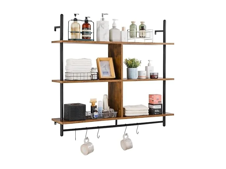 Industrial Pipe Shelf, 3 Tier 41.5x9.84in