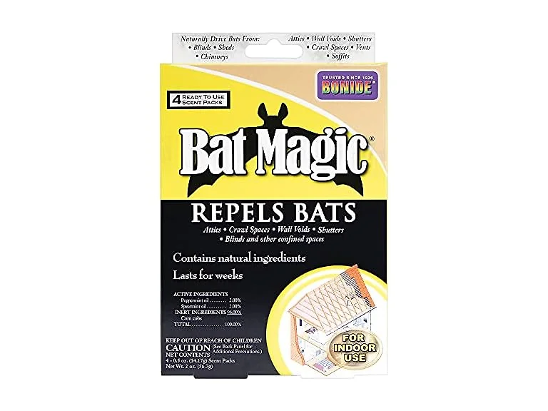 Bonide Bat Magic Bat Repellent, Pack of 4