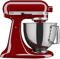 KitchenAid KSM150PSER 5-Qt Tilt-Head Stand Mixer Empire Red