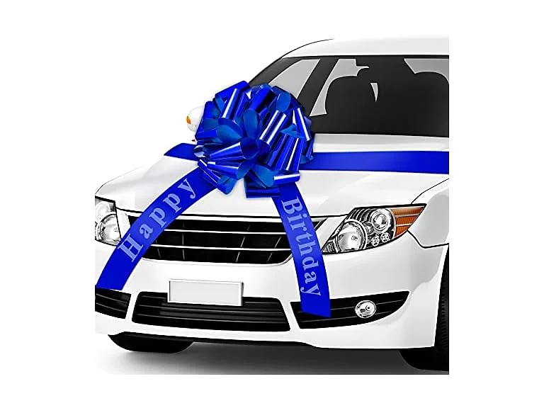 Happy Birthday Car Bow Big Car Ribbon
