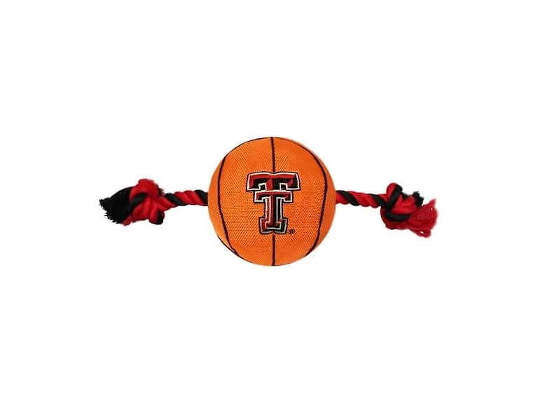 NCAA Texas TECH RED Raiders Basketball Rope Toy