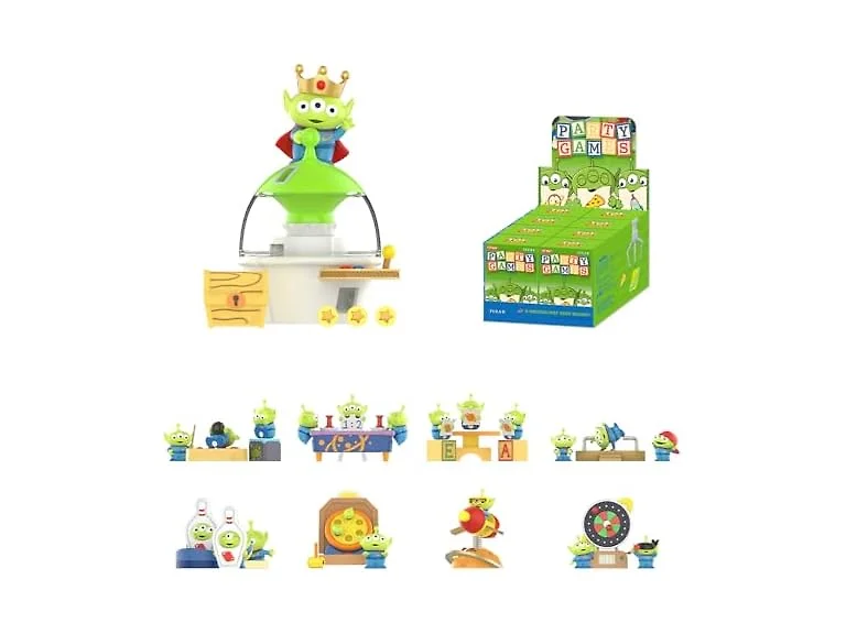 POP MART Pixar Alien Party Games Series Scene Sets, 12PCs