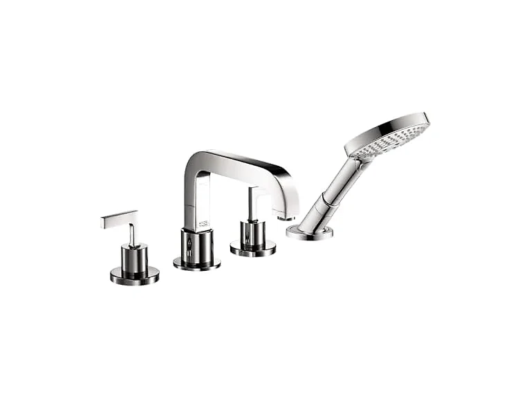 AXOR Citterio Modern 2-Handle 16-inch Wide Roman Tub Filler