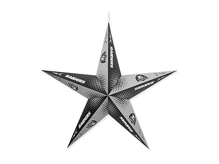 Littlearth Unisex-Adult NFL Oakland Raiders Star Lantern