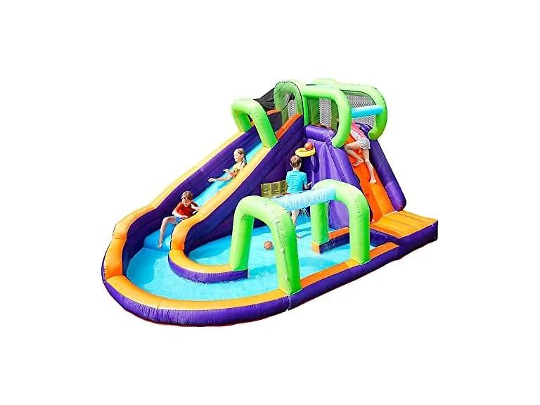 Long Slide Inflatable Bounce House