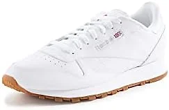 Reebok Unisex Classic Leather Sneaker, FTWR White/Pure Grey 3 Rubber Gum-03, 8 US Men