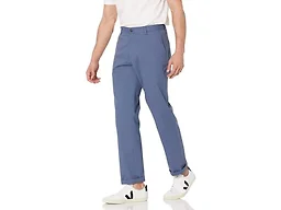 Amazon Essentials Men's Classic-Fit Wrinkle-Resistant Flat-Front Chino Pant, Indigo, 28W x 29L