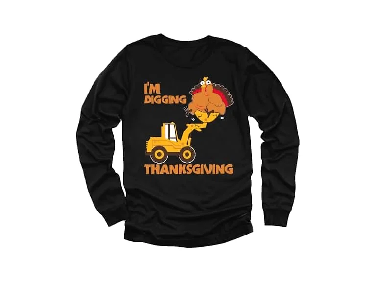 Tstars (5T) Turkey Tractor Thanksgiving Boy Shirt