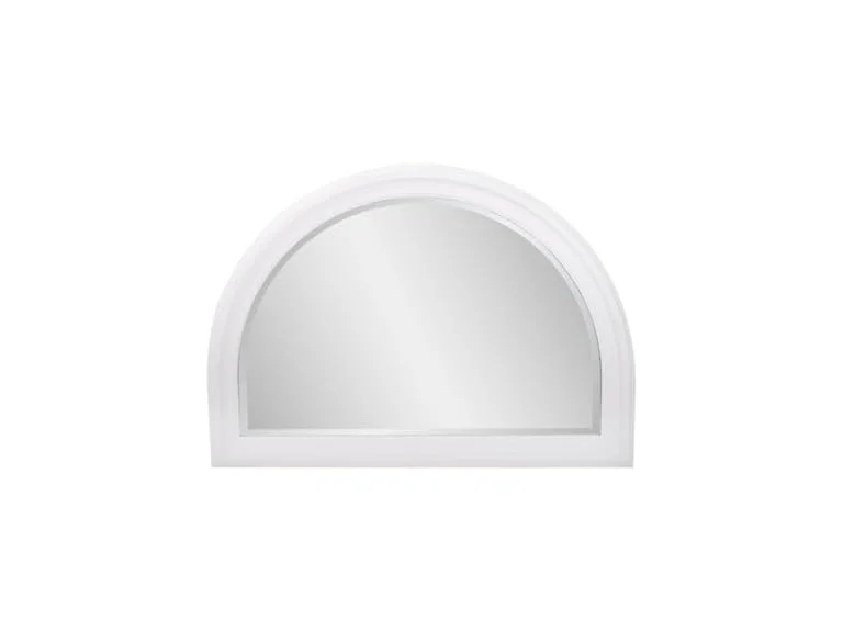 Howard Elliott Collection George Mirror, Silver Lacquer Finish