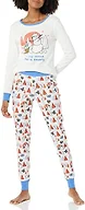 Amazon Essentials Disney | Marvel | Star Wars Women's Snug-Fit Cotton Pajama Sleepwear Sets, Star Wars Mando Winter - Womens Snug-fit, Small
