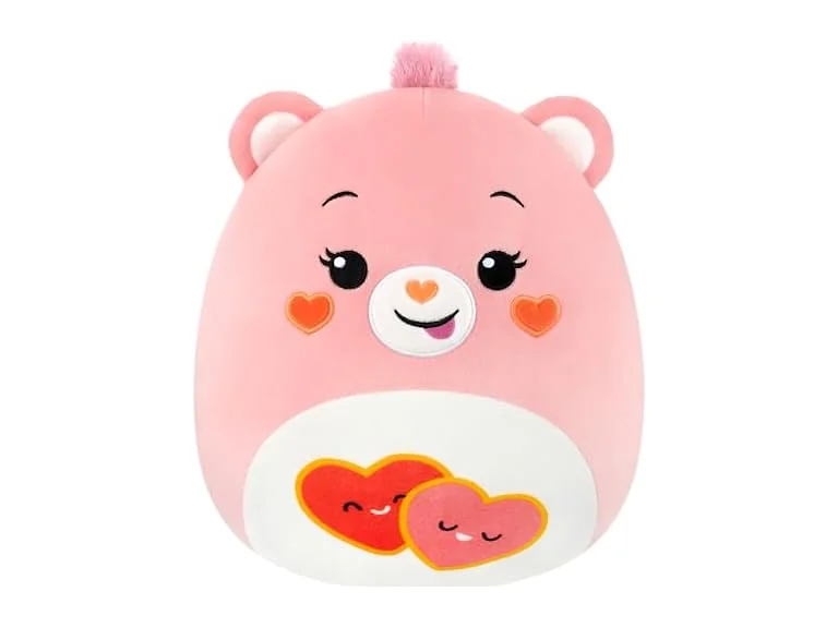 Squishmallows Care Bears 12in Love-a-Lot Bear