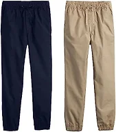 2PK Toddler's Classic Twill Joggers