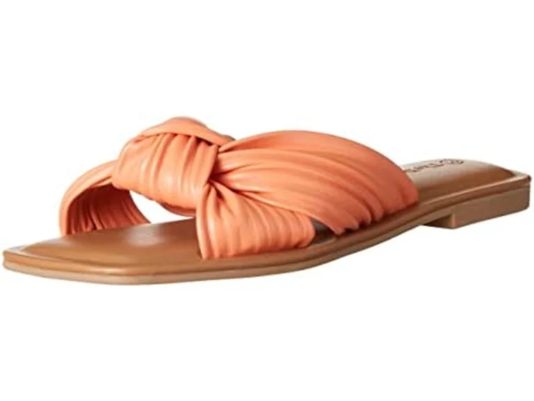 The Drop Women's Ida Bow Flat Sandal Black