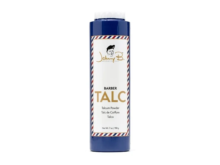 Johnny B Barber Talc Talcum Powder, 7 Oz, 2 Pack