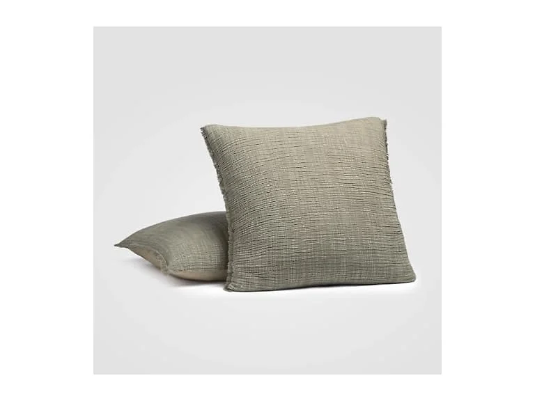 Crane Home Zen Sage Fringe Euro Sham Set