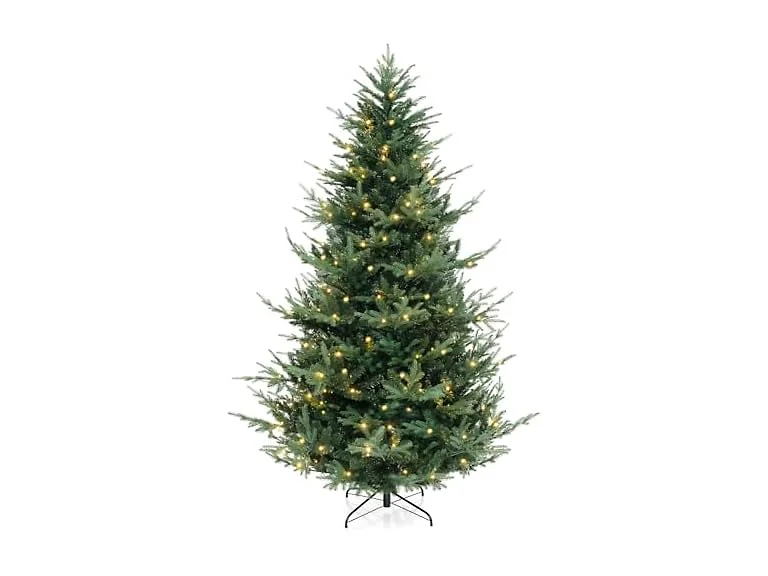 Goplus 8ft Pre-lit Artificial Christmas Tree
