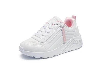 Skechers Kids' Girls Uno Lite - Easy Zip Sneaker