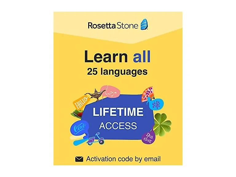 Rosetta Stone: 25 Languages | Lifetime