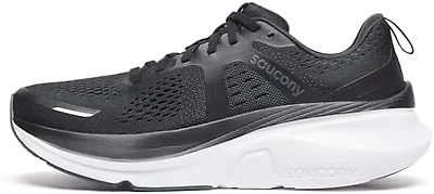 Saucony Guide 18 Men's Shoes Black/White Size 10