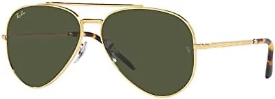 Ray-Ban RB3625 919631 62 62-14-135 Ray-Ban RB3625 New Aviator Sunglasses Legend Gold/G-15 Green