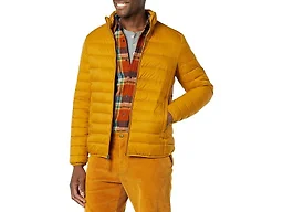 Amazon Essentials Men's Packable Lightweight Water-Resistant Puffer Jacket (Available in Big & Tall), Navy, X-Large